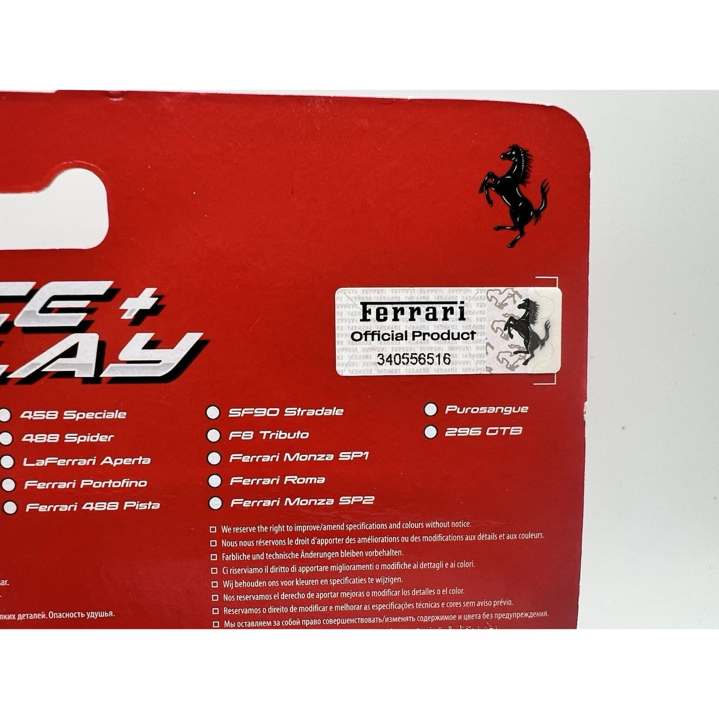 Burago Race and Play Silver Ferrari Roma 1/43 Die Cast Toy Model Car Supercar