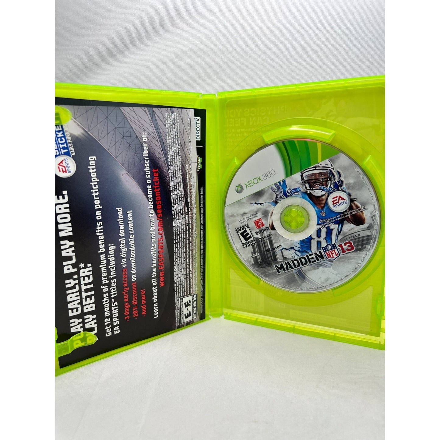 Madden NFL 13 Xbox 360 Tested Video Game Used