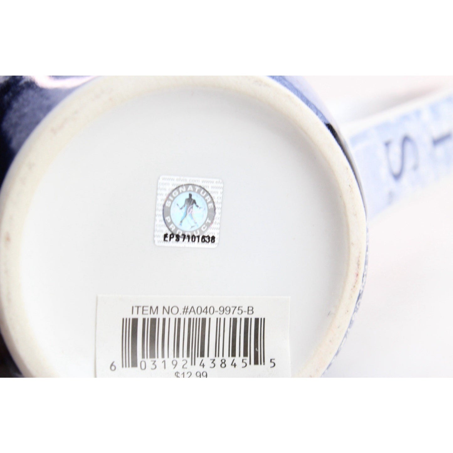 Elvis Presley Mug Cup Coffee Tea Graceland Black & White Photos Movies Rare Find