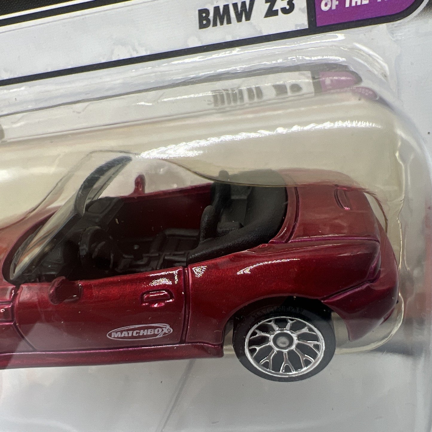 2001 Matchbox BMW Z3 #74 Kids Cars of the Year Series Red Convertible Rare Model