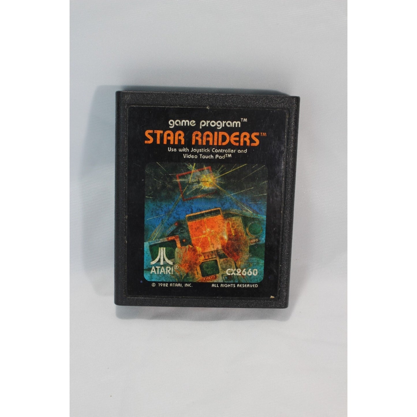 Star Raiders CX2660 Atari Tested Video Game Used Classic Retro Space Shooter