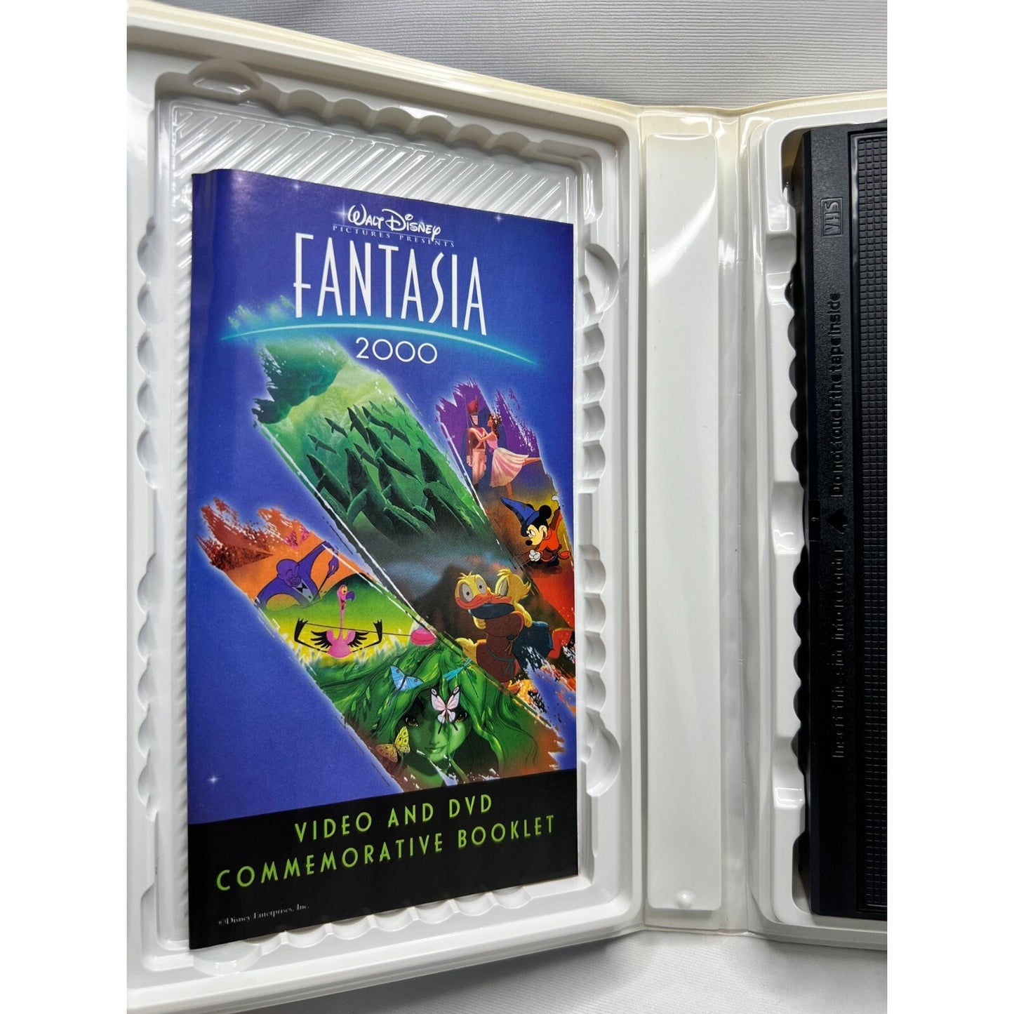 Fantasia 2000 Walt Disney VHS Video Tape Animated Classic Tested Used
