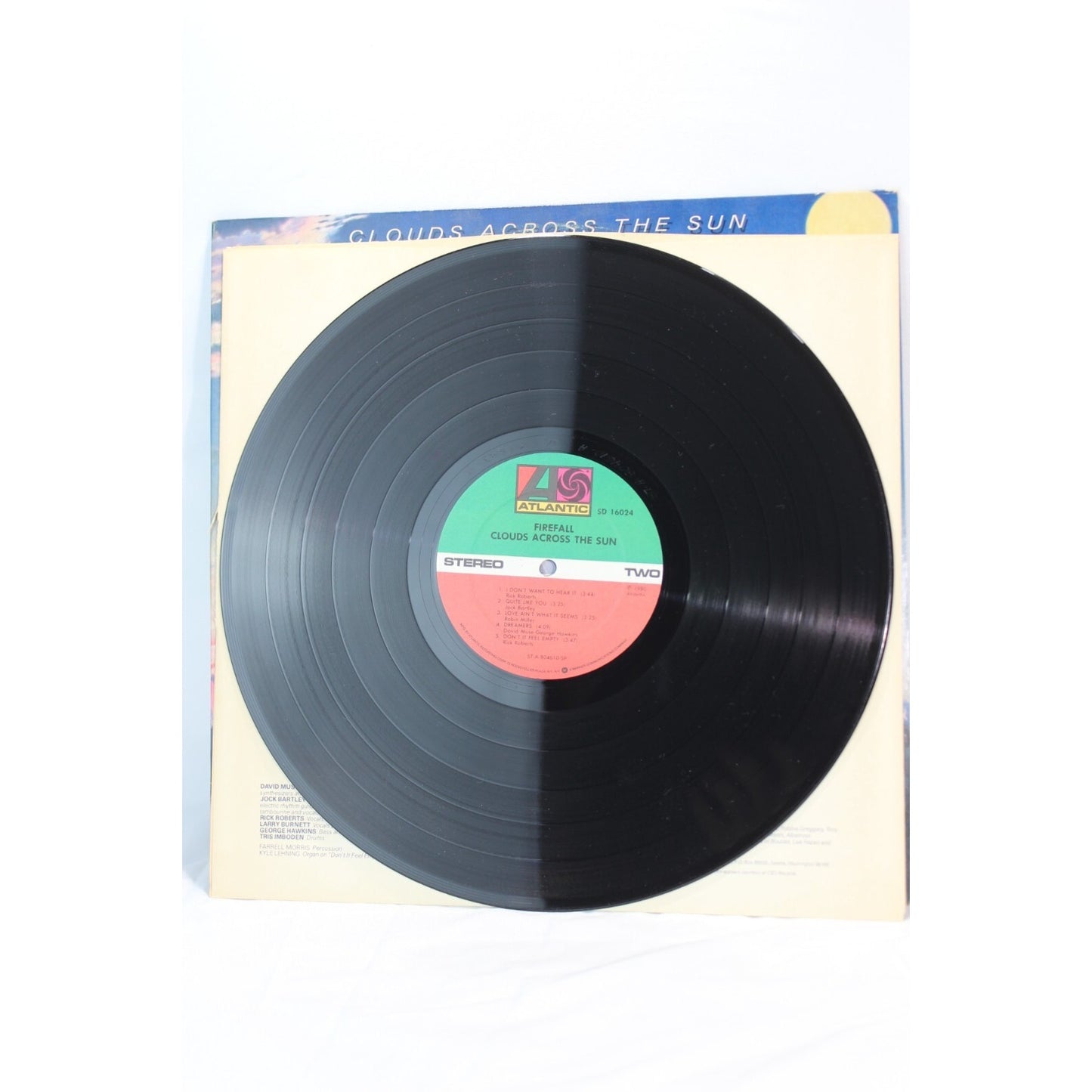 Firefall Clouds Across the Sun Record Audio Tested Video Music Album Used