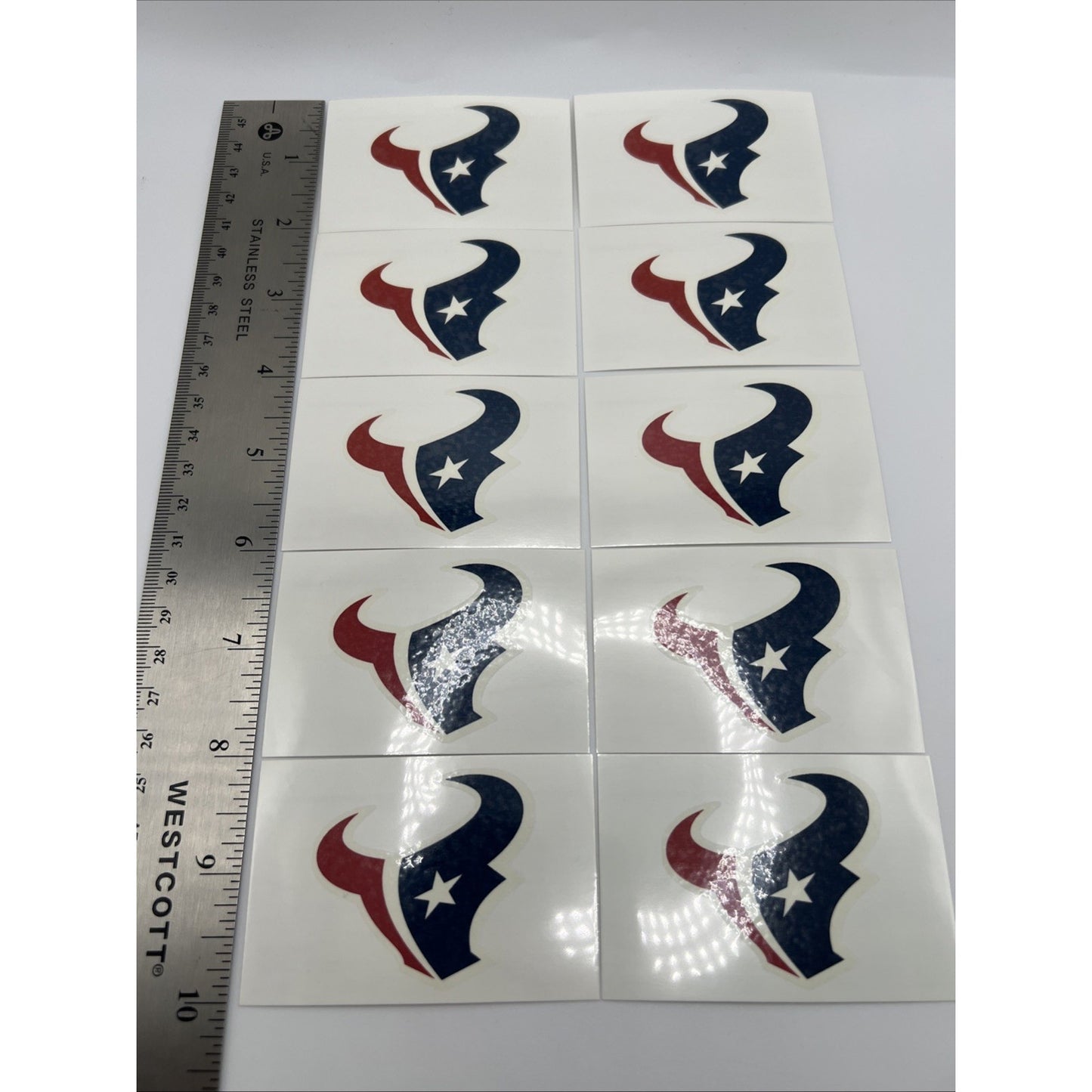 NFL Houston Texans Temporary Tattoo Pack Of 10 Face Body Tattoos Football Texas