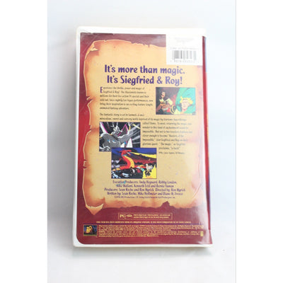 Siegfried & Roy - Masters of the Impossible (VHS, 1996) Used Tiger Cartoon