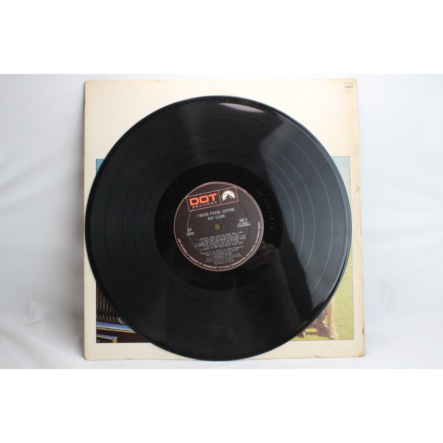 Roy Clark I Never Picked Cotton Vinyl Record Tested Used