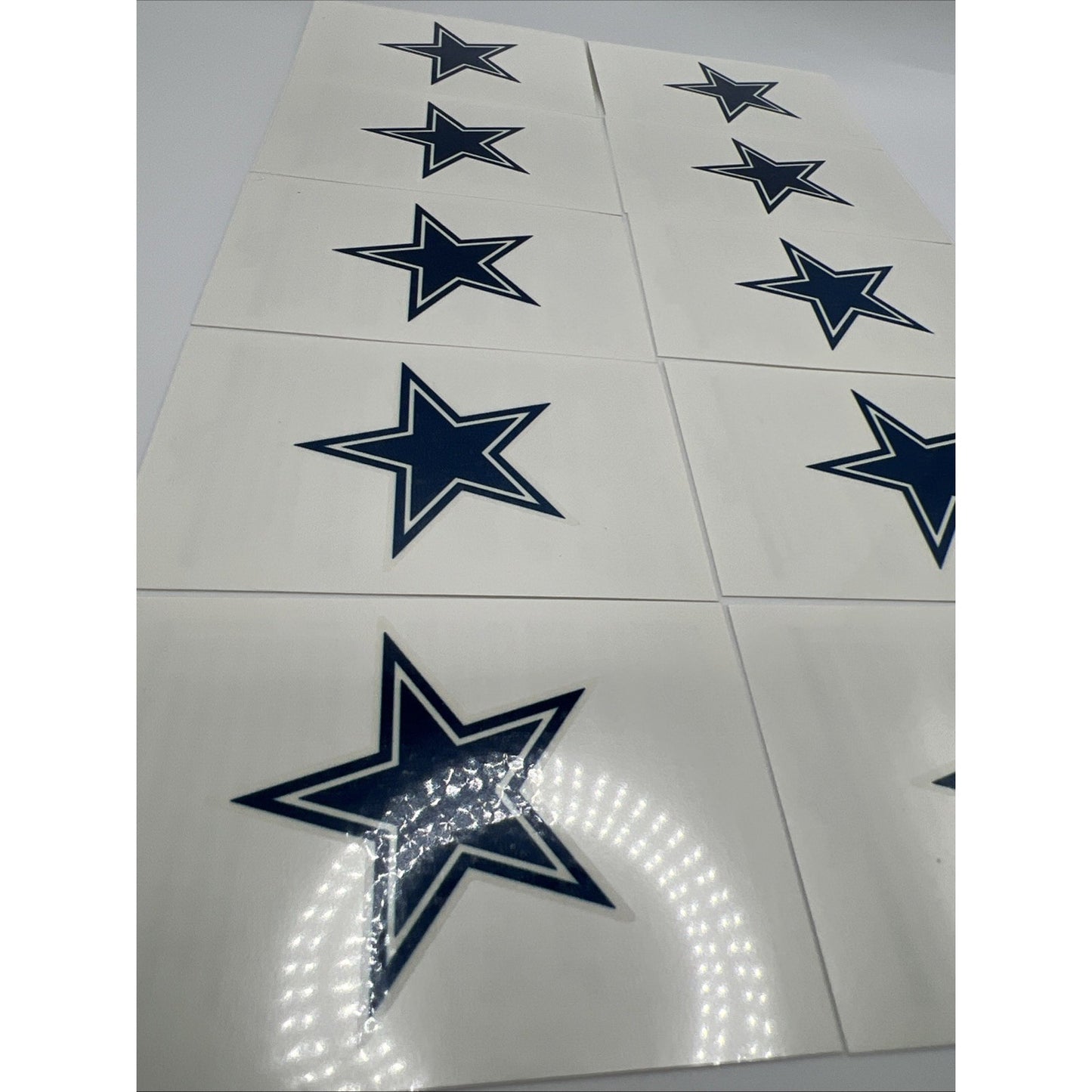 NFL Dallas Cowboys Temporary Tattoo 10 Face Body Tattoos Football Super Bowl