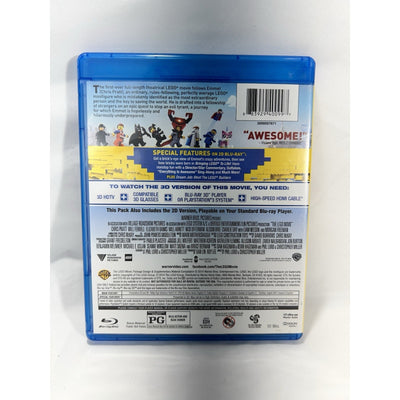The Lego Movie 3D Blu-ray + Blu-ray with Standard DVD