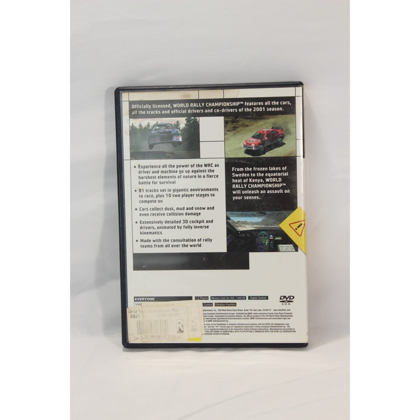 WRC World Rally Championship PlayStation 2 PS2 Tested Video Racing Game Used