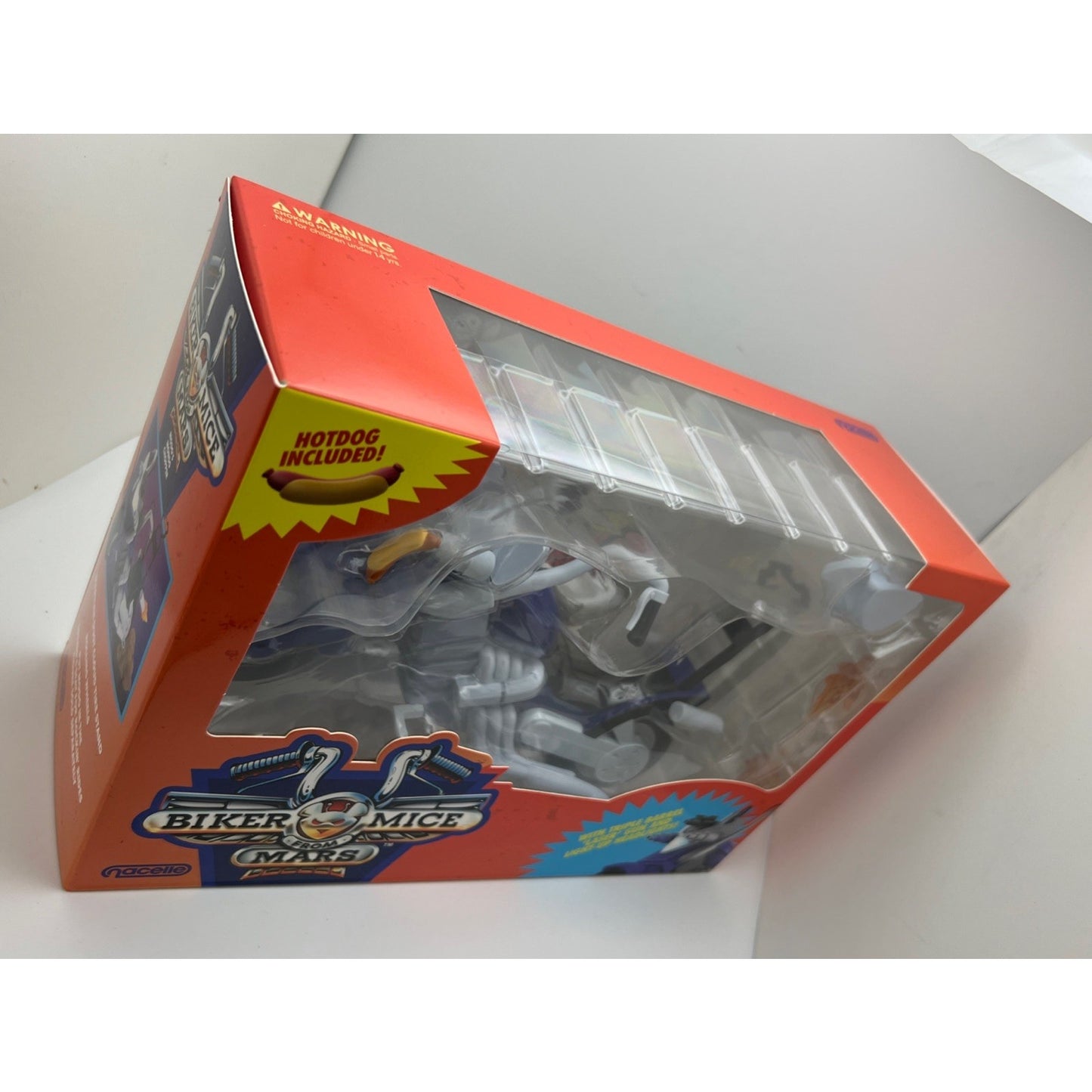 Nacelle Biker Mice From Mars Mondo Chopper Bike Set New Rare Sealed In Box Toy