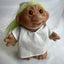 Vintage Dam Troll Doll Nurse Green Hair Brown Eyes 1986 Rare