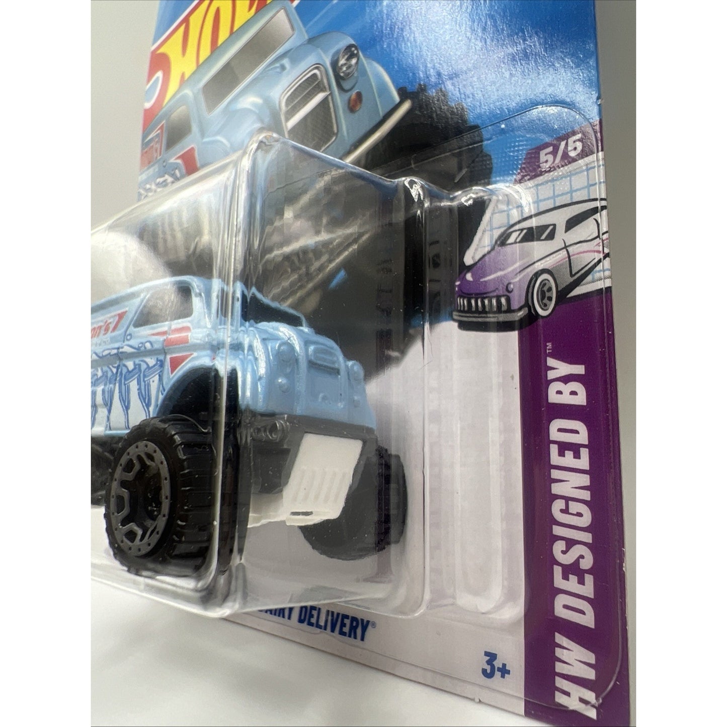 Hot Wheels Monster Dairy Delivery Blue #133 Mainline 2025 Die Cast Truck Van