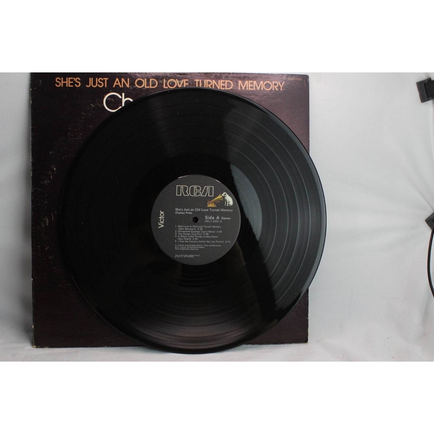 Charley Pride She's Just an Old Love Turned Memory Vinyl Record Used Tested