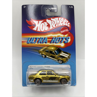 2025 Hot Wheels Ultra Hots '70 Ford Escort RS1600 Spectraflame Gold JBY60 1970