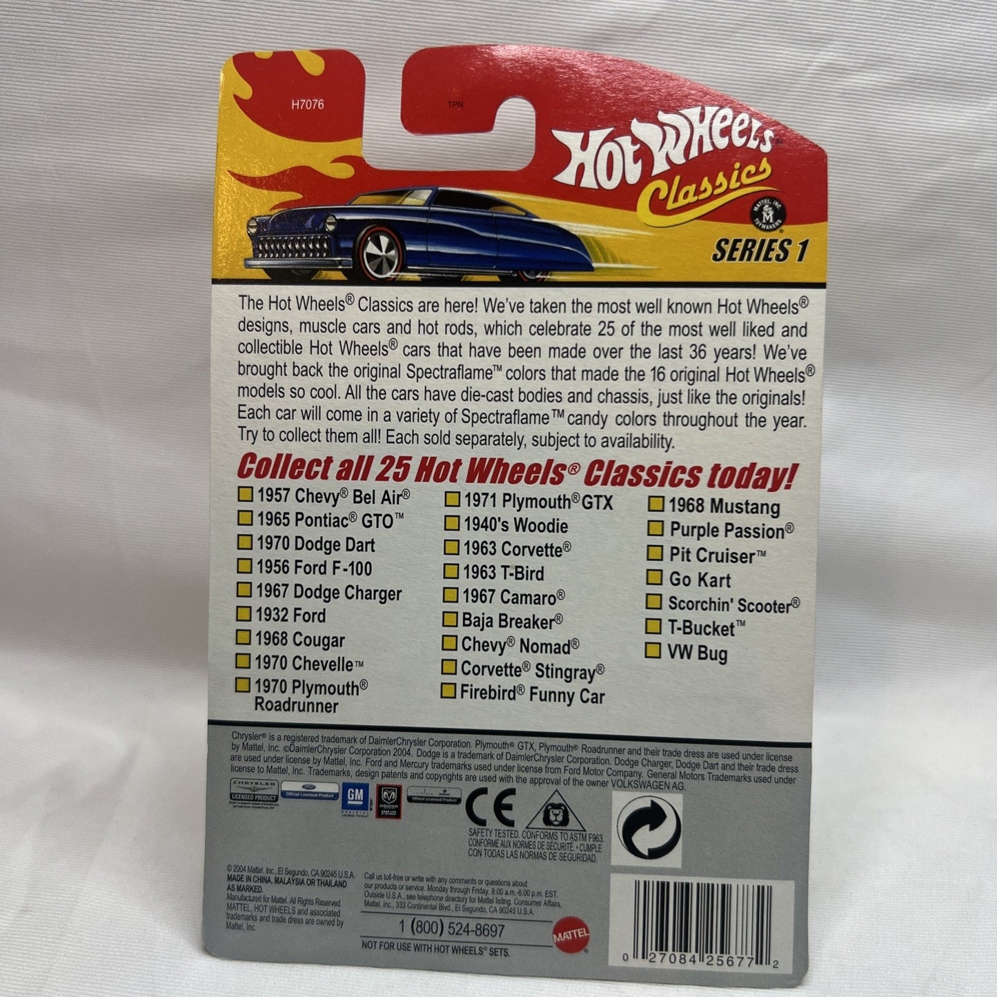 Hot Wheels 40 1940's Woodie Classics Direc Die cast Series 1 Blue Spectraflame