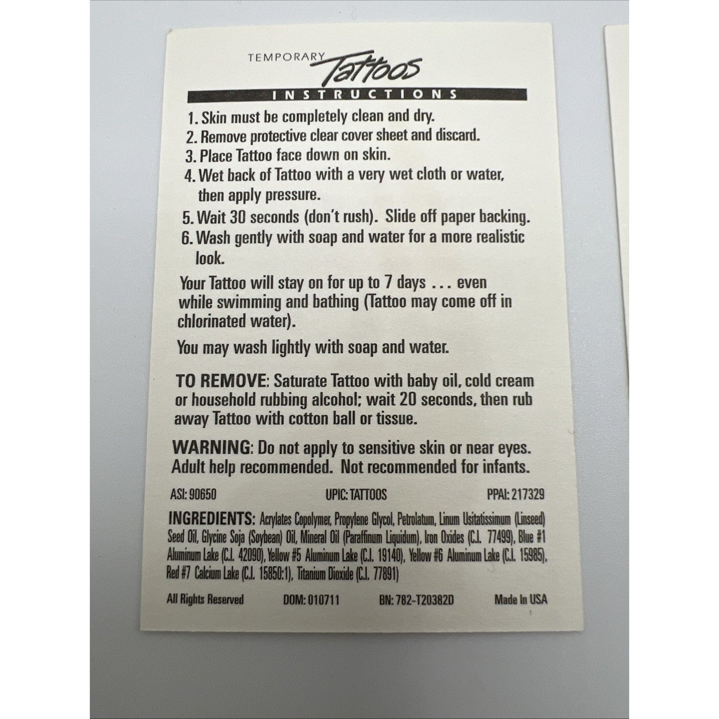 NFL New England Patriots 10 Pack Temporary Tattoos Face & Body Football Tattoo