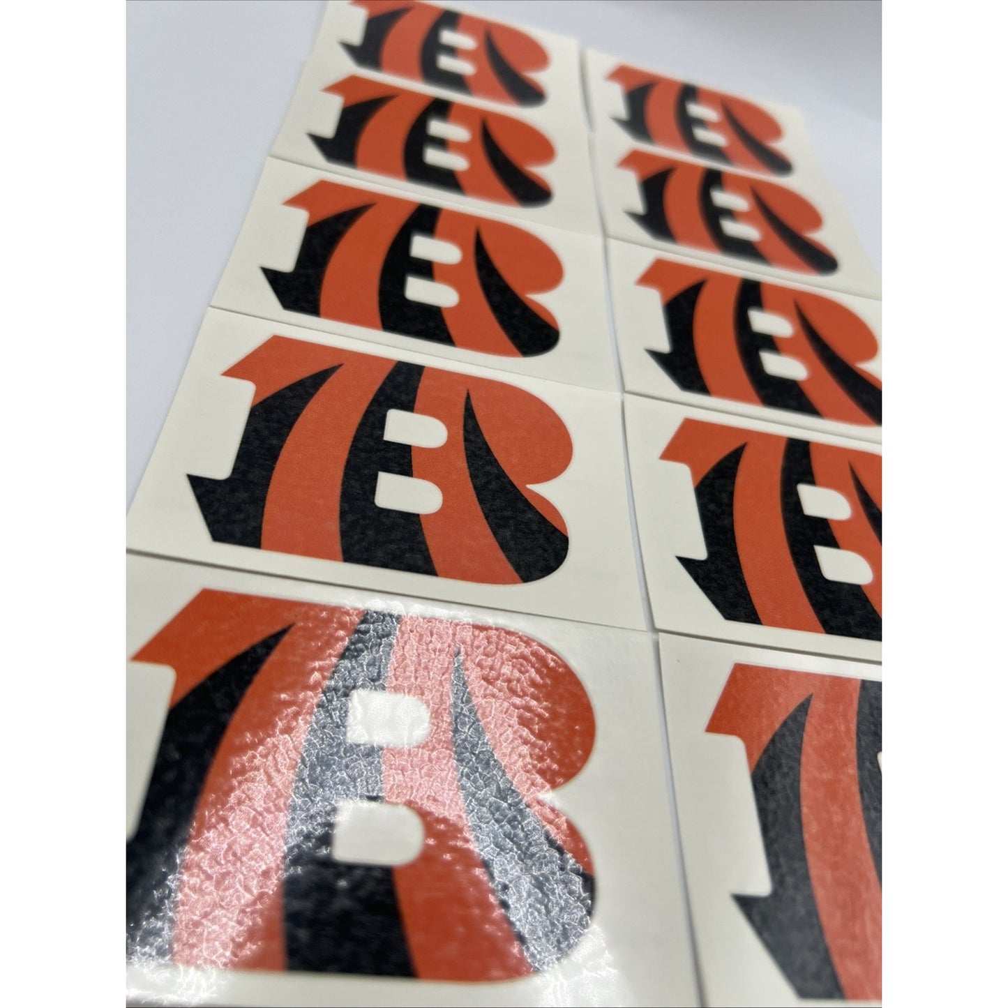 NFL Cincinnati Bengals Temporary Tattoo Pack Of 10 Face Body Tattoos Football