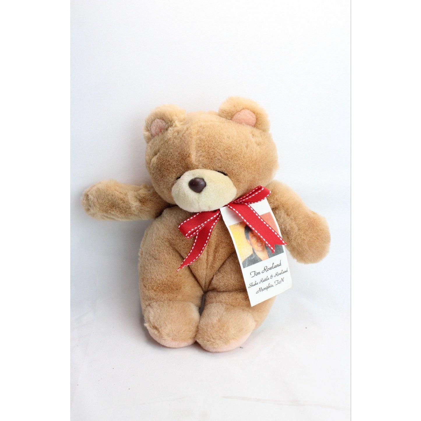 Tim Rowland Elvis Presley Impersonator Plush Bear Rare Collectible Stuffed Anima