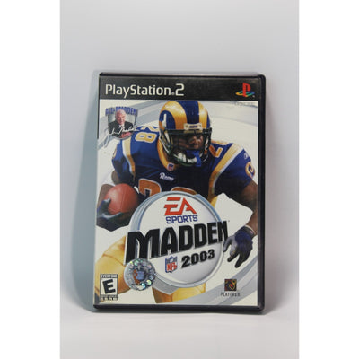 Madden NFL 2003 PlayStation 2 PS2 Tested Video Game Used Football Sports Game