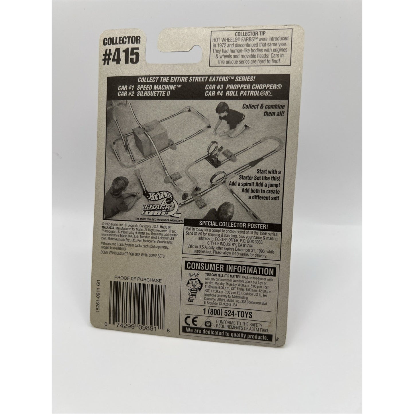 Roll Patrol Street Eaters Series Hot Wheels Jeep Off Road Custom Die Cast Truck