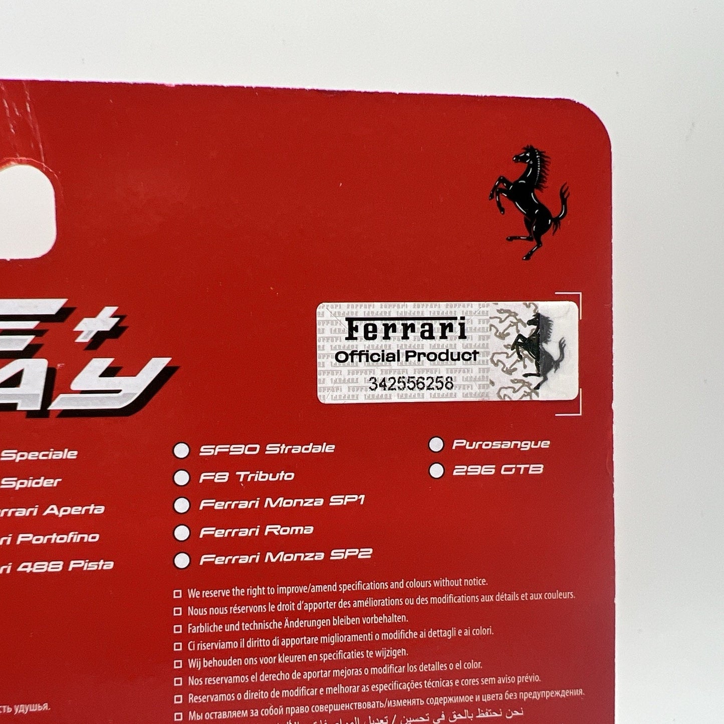 Burago 1/43 Race and Play Enzo Ferrari Rare Yellow Die Cast Toy Model Car New