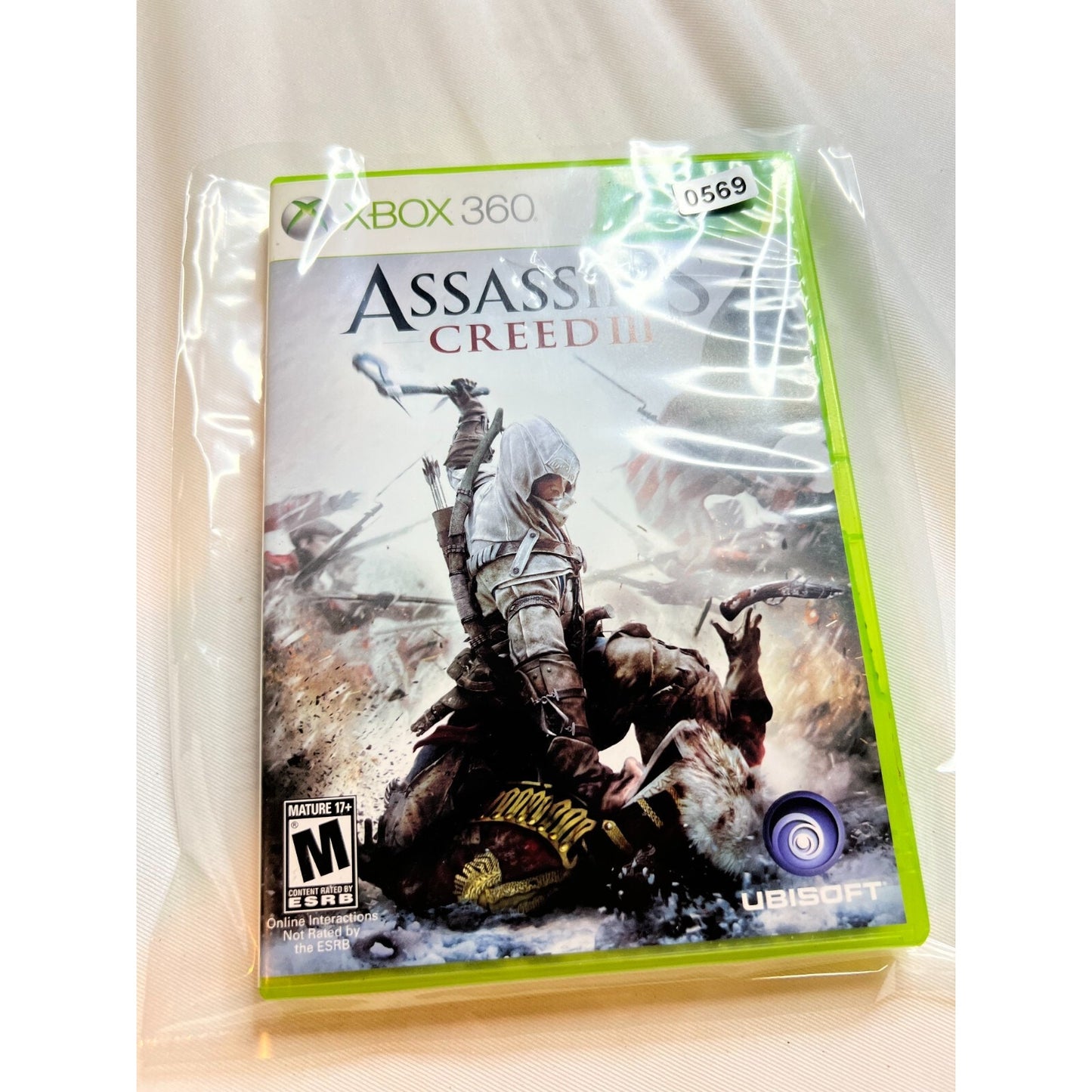 Assassin's Creed III Xbox 360 AC3 Tested Video Game Used