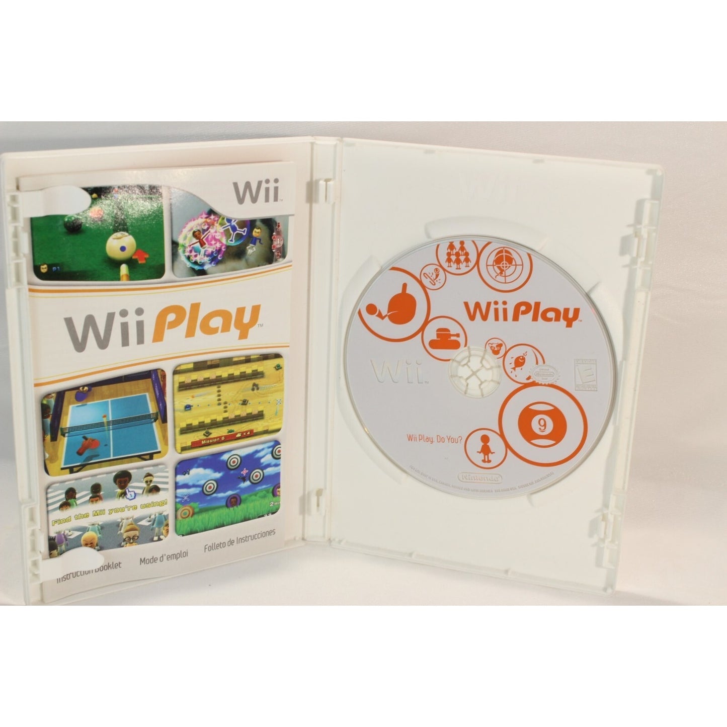 Wii Play Nintendo Wii Tested Video Game Used