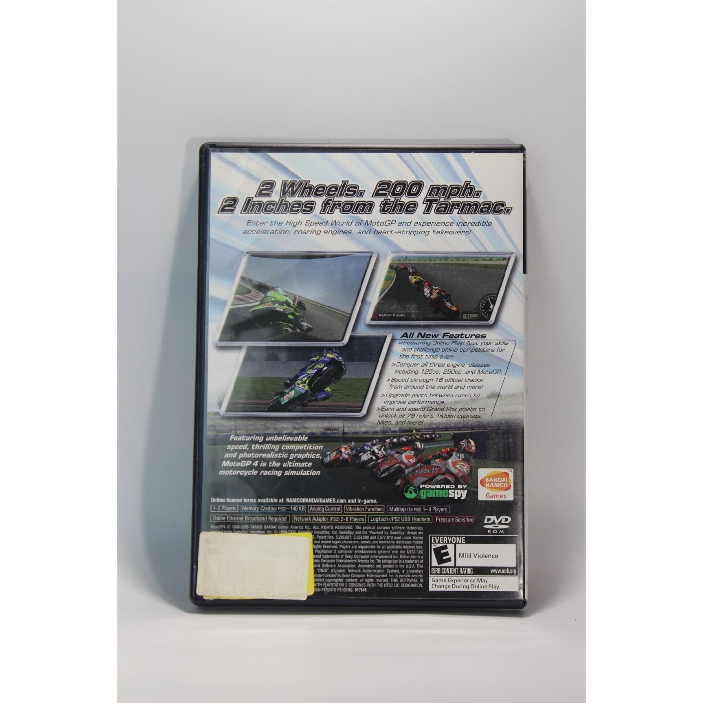 MotoGP 4 PlayStation 2 PS2 Tested Video Game Used Motorcycle Racing Game