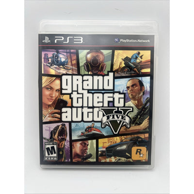 Grand Theft Auto V 5 PlayStation 3 Ps3 GTA 2013 Complete Video Game With Inserts