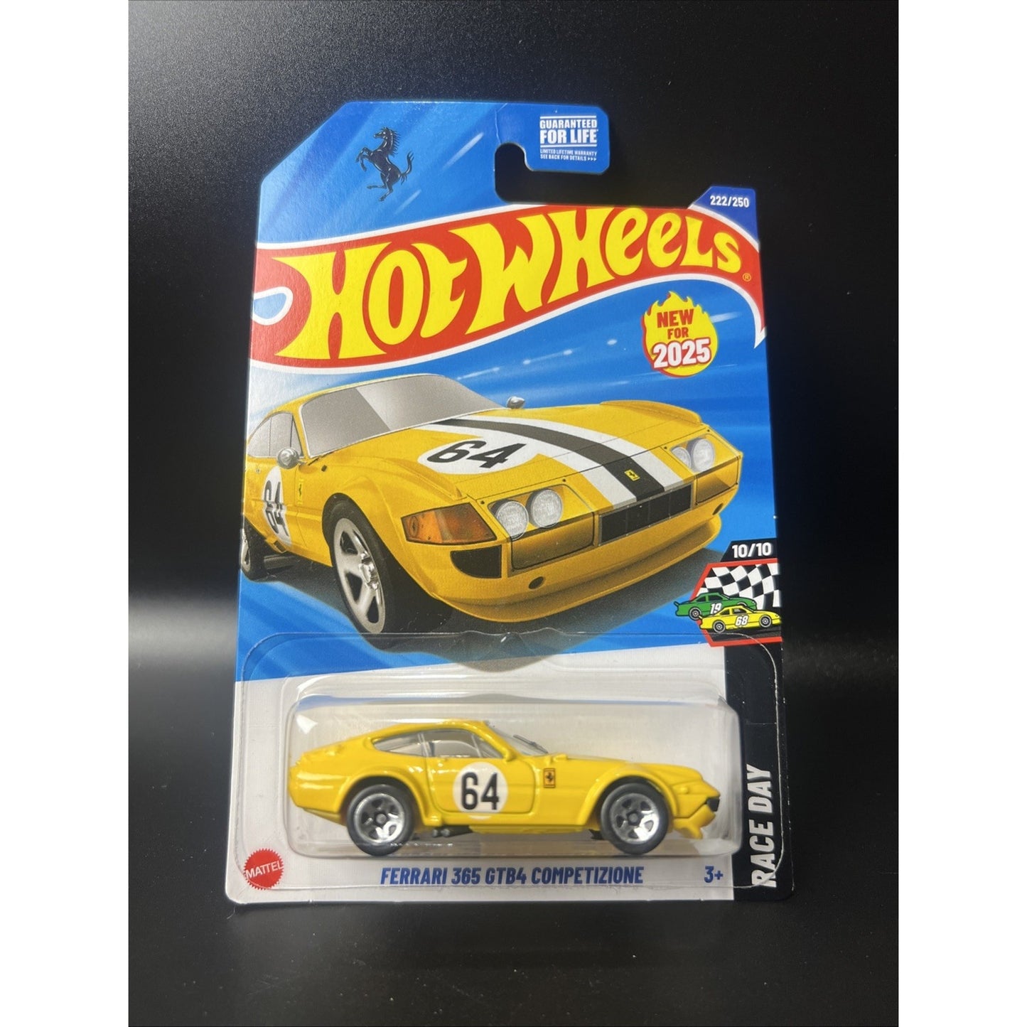 Lot Of 4 2025 Hot Wheels Ferrari 365 GTB4 Competizione 222/250 Yellow 4 Pack