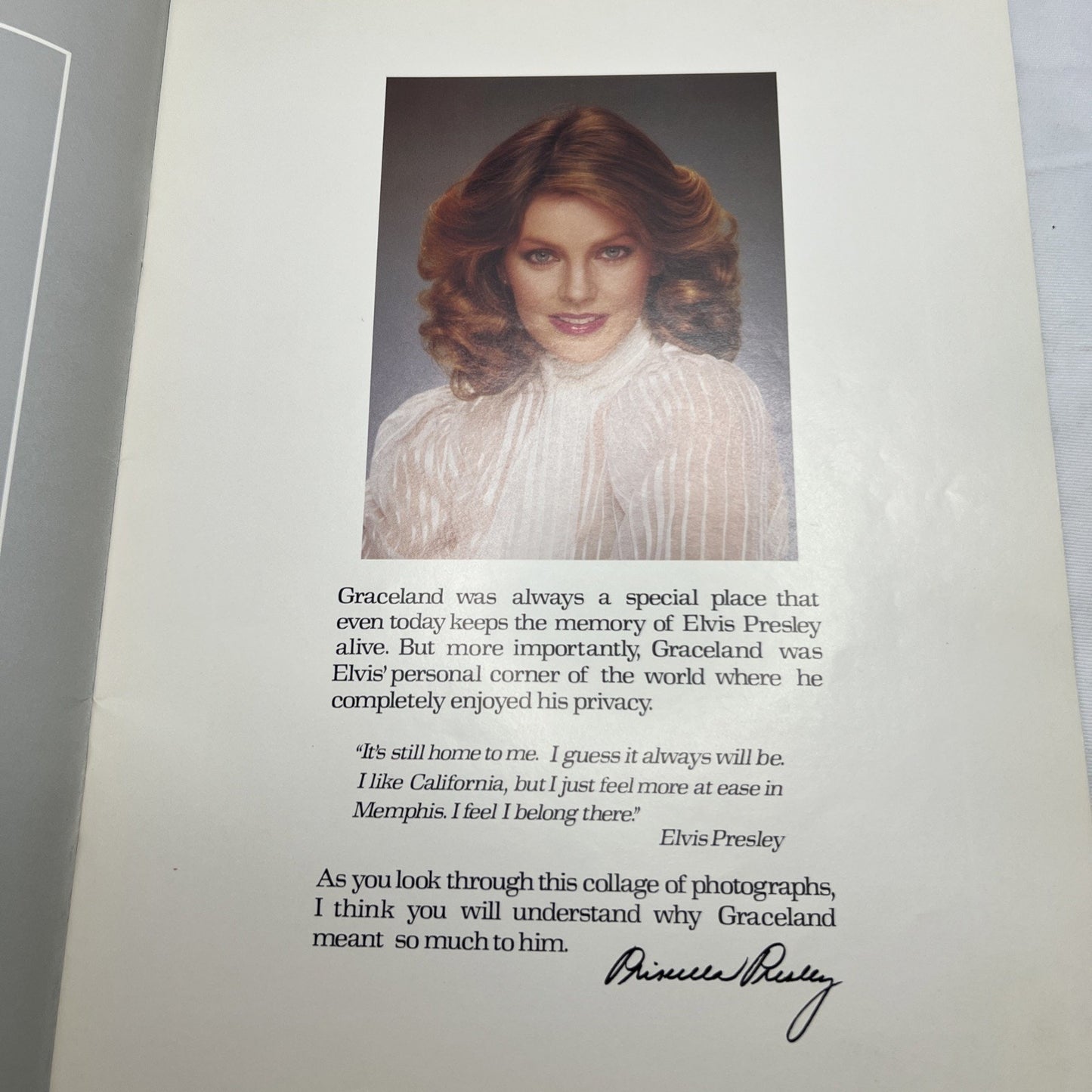 Elvis' Graceland 1982 The Official Photo Album of Elvis Home Rare Magazine