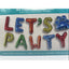 Pet Party Let's Pawty Party Balloon Banner 10 x 20 Balloons Celebrate Dog Puppy