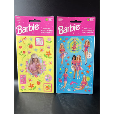 Vintage 1998 Barbie Sandylion Stickers Autocollants New Sealed Mattel Rare Set