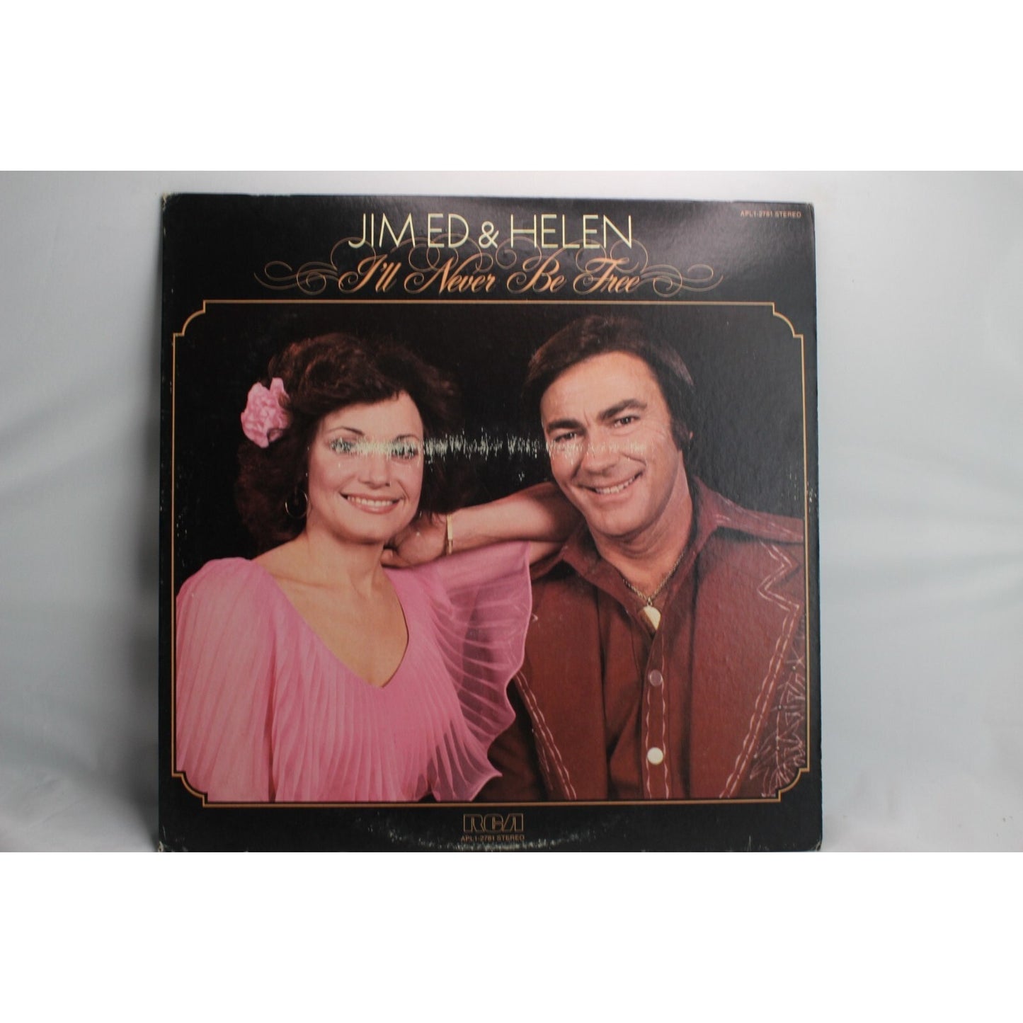 Jim Ed & Helen I'll Never Be Free Vinyl Record Tested Used