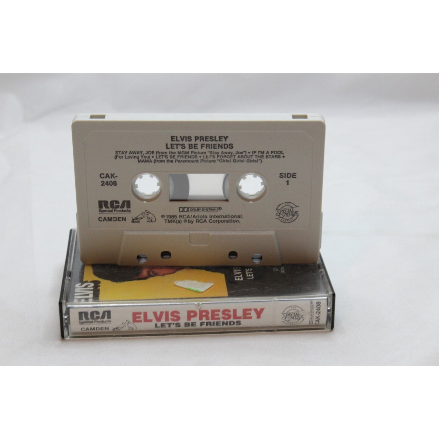 Elvis Presley Let's Be Friends Cassette Tape Tested Music Used