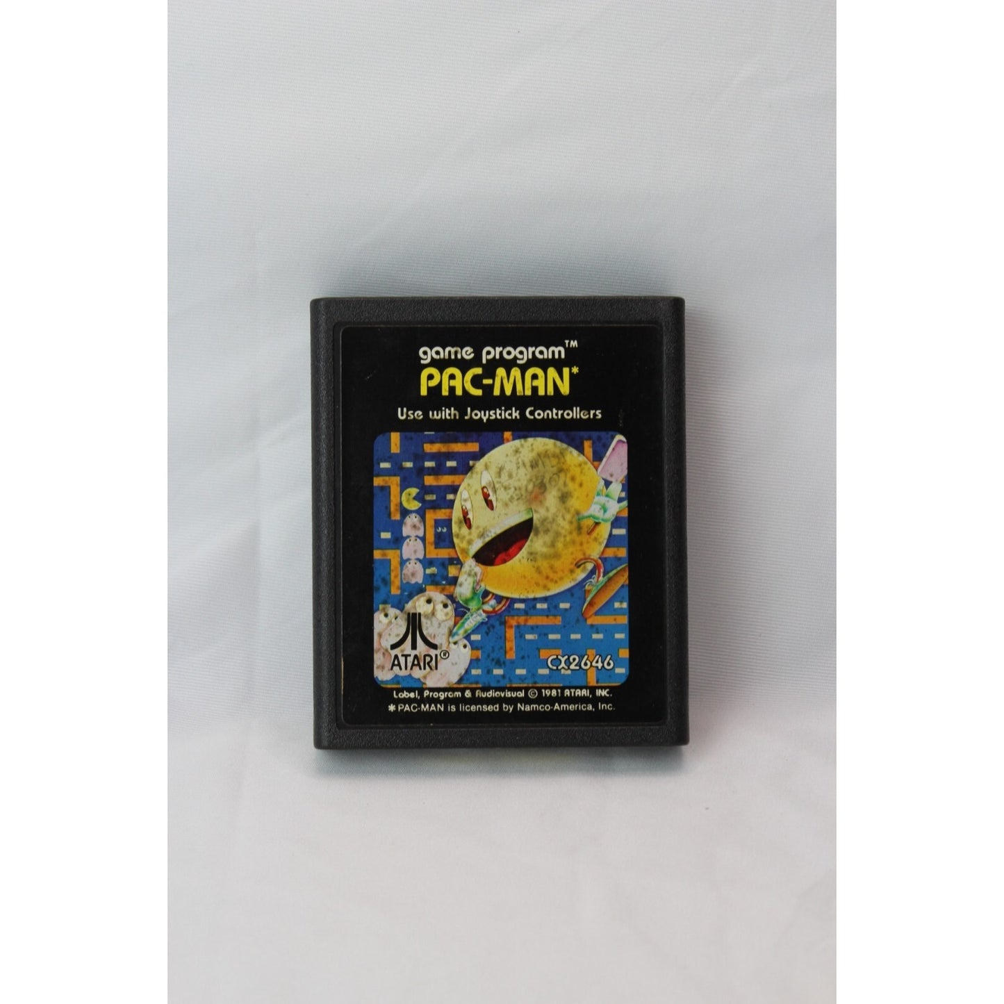 Pac-Man CX2646 Atari 2600 Tested Video Game Used