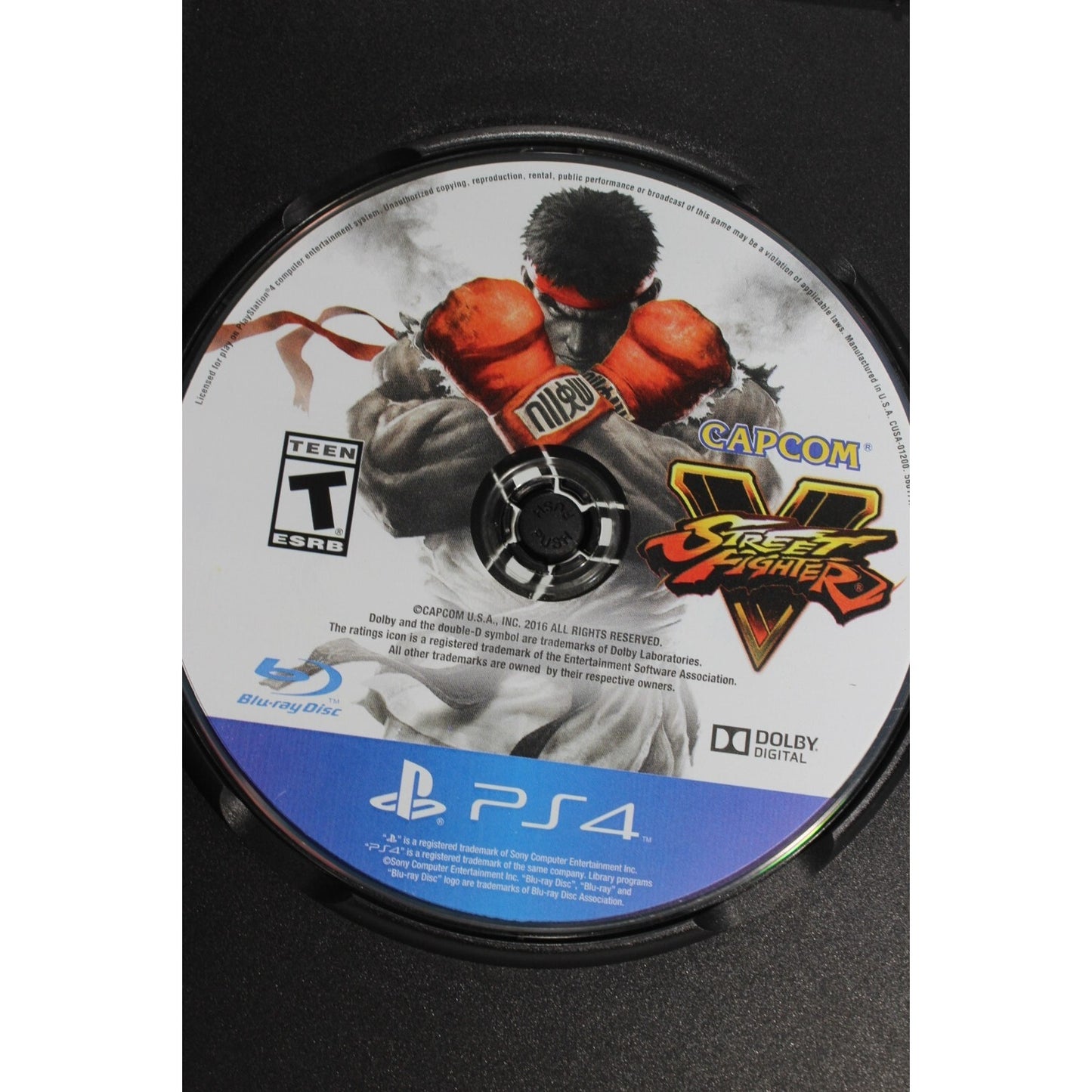 Street Fighter V PlayStation 4 PS4 Tested Video Game Used Fighting Game