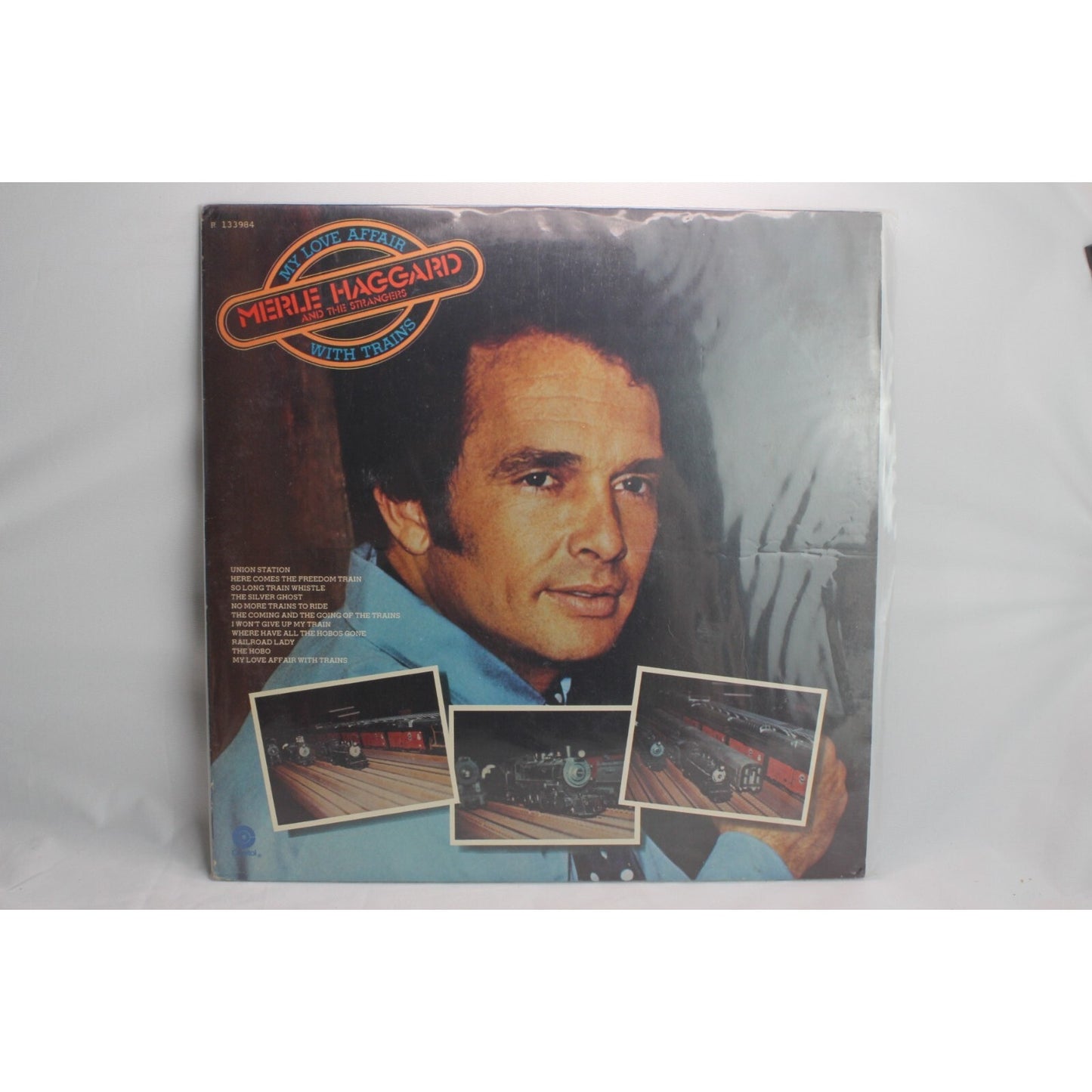 Merle Haggard and The Strangers My Love Affair With Trains Vinyl Record Used