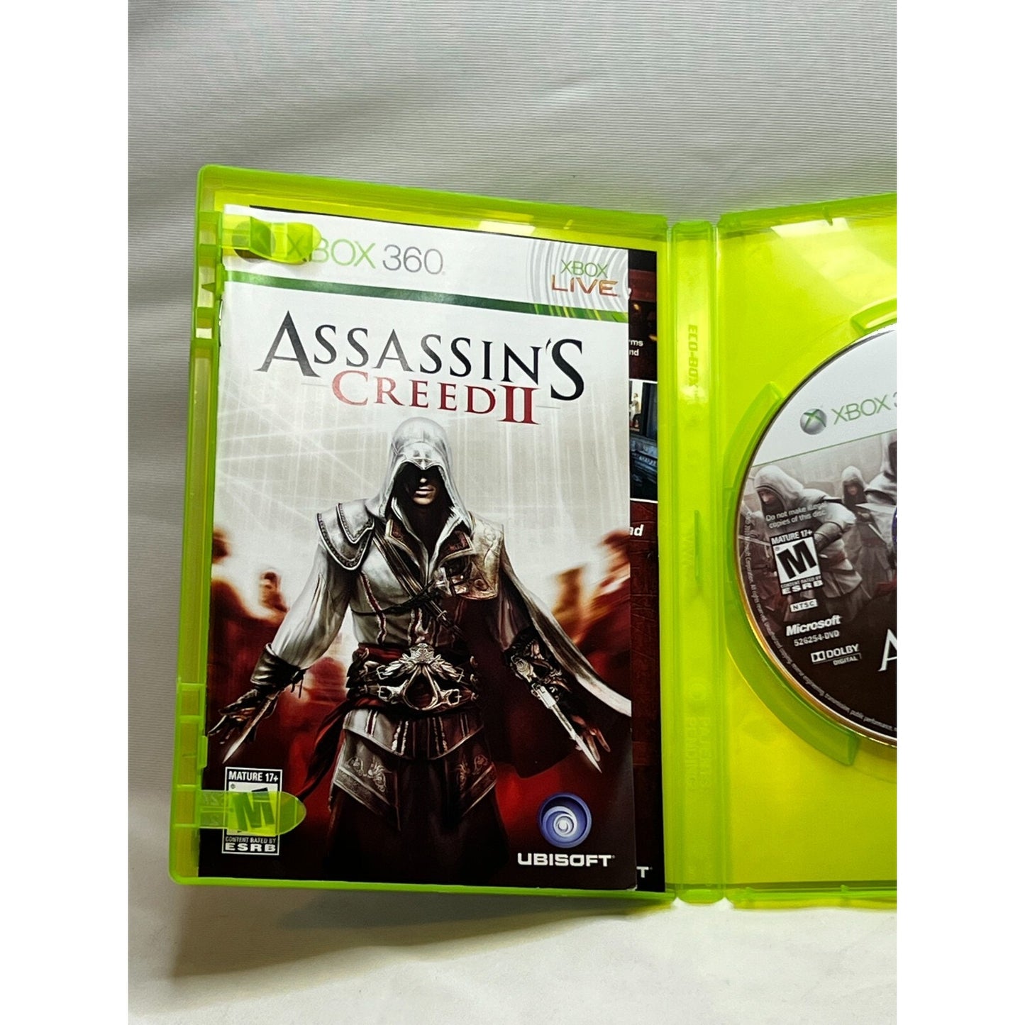 Assassin's Creed II Xbox 360 AC2 Tested Video Game Used