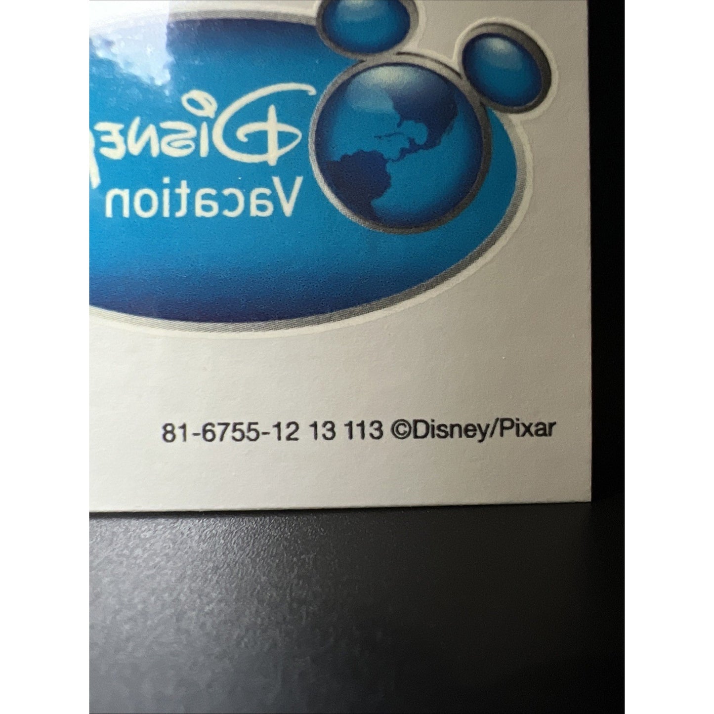 Disney Vacation Club (DVC) Cars Movie Pixar Lightning Mcqueen Temporary Tattoos