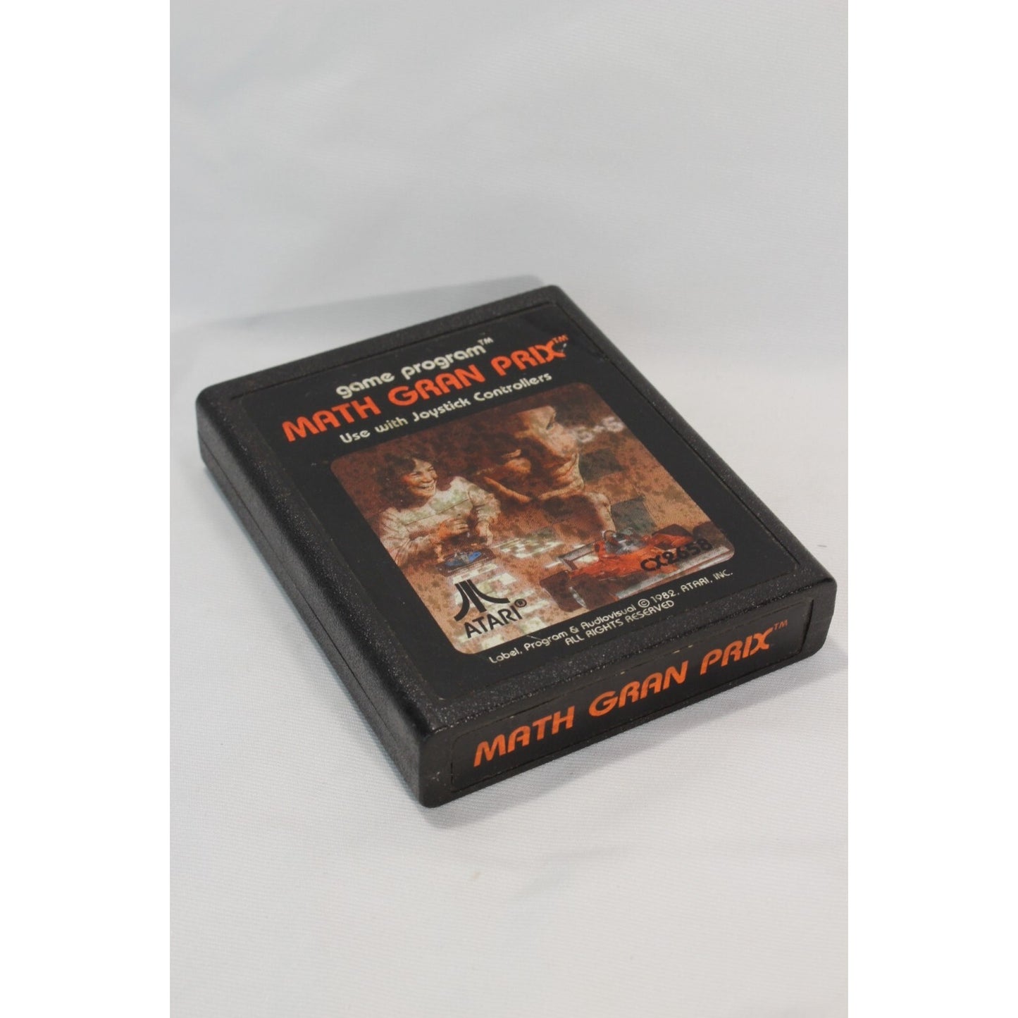 Math Gran Prix Atari 2600 Used Tested Video Game Educational Retro Classic