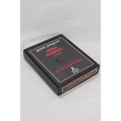 Video Checkers Atari 2600 Used Tested Video Game CX2636 Retro Board Game