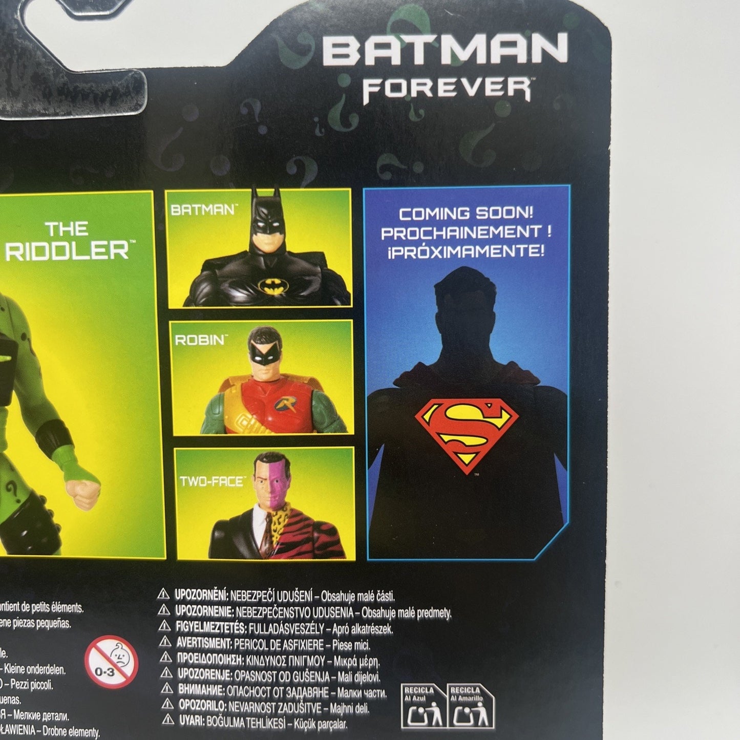 Batman Forever Jim Carrey Riddler DC Retro Collection Action Figure DC Superhero