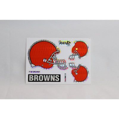 Cleveland Browns 1993 Team NFL Vending Machine Sticker Card Prism Football New