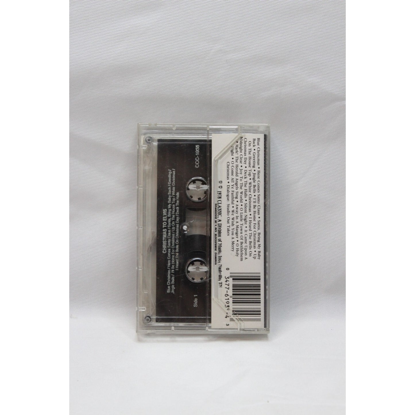 Christmas To Elvis From The Jordanaires Cassette Tape Tested Music Used