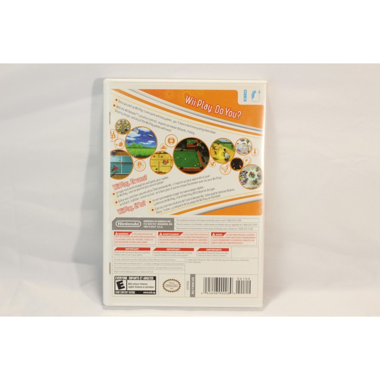 Wii Play Nintendo Wii Tested Video Game Used