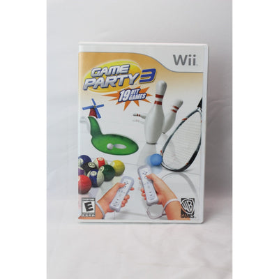 Game Party 3 Nintendo Wii Tested Video Game Used