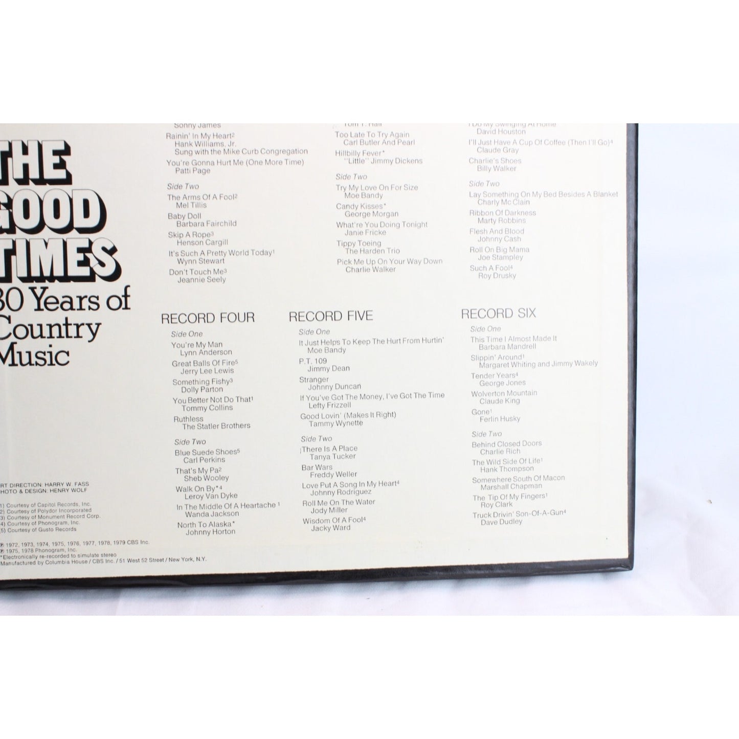The Good Times 30 Years Of Country Music Vinyl Record Tested Used