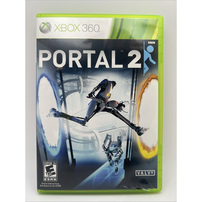 Portal 2 Microsoft Xbox 360 Video Game with Manual And Case Used