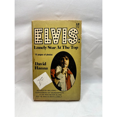 Elvis Lonely Star at the Top by David Hanna Paperback Book Used